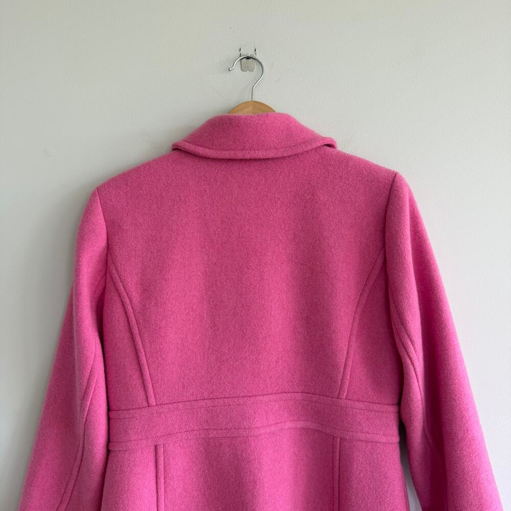 J. Crew Wool-Blend Lady Day Mid-Length Trench Coat Pink 10 NWT - Picture 11 of 11
